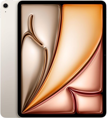 Apple iPad Air 13-дюймовый с чипом M3, разработанным для Apple Intelligence, дисплеем Liquid Retina, 128 ГБ памяти, 12-мегапиксельной фронтальной и тыловой камерами, Wi-Fi 6E, Touch ID, временем автономной работы в течение всего дня — Starlight 1000020924