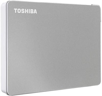 Портативный внешний жесткий диск TOSHIBA Canvio Flex 2 ТБ, USB-C, USB 3.0, серебристый, для ПК, Mac и планшетов - HDTX120XSCAA 1000022409