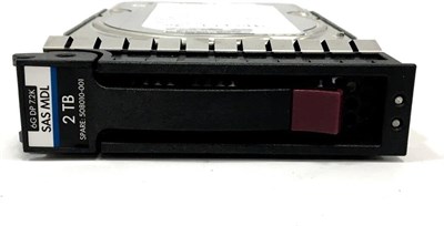 Жесткий диск HP 507616-B21 2 ТБ, 3,5 дюйма, двухпортовый, среднего размера 1000022535