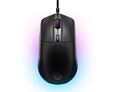 Мышь SteelSeries Rival 3 Gen 2 - это проводная модель в черном исполнении 1000025469