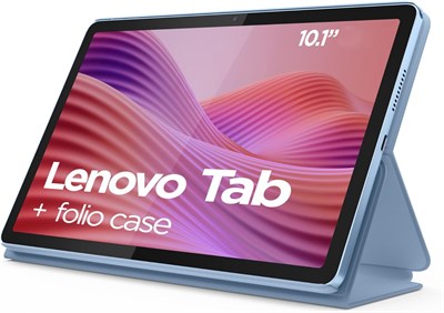 Планшет Lenovo Tab имеет 10,1-дюймовый Full HD экран, процессор MediaTek G85, 4 ГБ оперативной памяти и 64 ГБ встроенной памяти eMMC. Он работает на операционной системе Android 14 и доступен в синем цвете (Polar Blue). В комплекте идет прозрачный защитны 1000028554