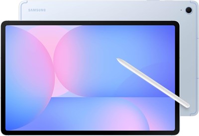 Синий Samsung Galaxy Tab S10 FE+ с объемом памяти 128 ГБ и поддержкой WiFi имеет 13,1-дюймовый экран с высоким разрешением. Устройство обладает длительным временем автономной работы, оснащено процессором Exynos 1580 и имеет защиту от воды по стандарту IP6 1000028592