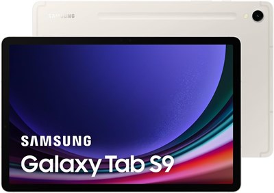 Планшет Samsung Galaxy Tab S9 5G в цвете беж, с объемом оперативной памяти 12 ГБ и встроенной памятью 256 ГБ 1000028622