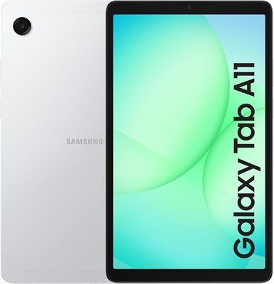 Samsung Galaxy Tab A11, планшет на Android, элегантный дизайн, 8,7-дюймовый дисплей Clear Display, плавная работа с частотой обновления 90 Гц, 64 ГБ памяти, 4 ГБ встроенной памяти, двойные динамики Dolby, серебристый — международная версия 1000028663
