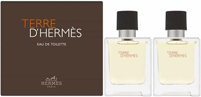 Подарочная коробка HERMES для мужчин Туалетная вода Terre D', 2 x 50 мл 1000029791