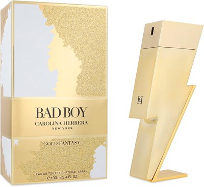 Туалетная вода Carolina Herrera Bad Boy Gold Fantasy для мужчин, 100 мл 1000029846
