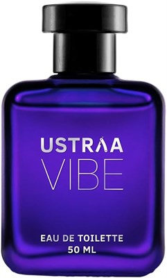 Туалетная вода Ustraa Vibe для мужчин - 50 мл | Стойкий мужской аромат | Древесные и цитрусовые ноты со сладкими акцентами | Изысканный стеклянный флакон | Идеально подходит для любого случая 1000029898