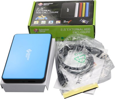 Внешний жесткий диск MasterStor 2,5 дюйма SATA, USB 3.0, портативный, сверхбыстрый, для ноутбуков Mac и ПК, синий, 160 ГБ 1000030021
