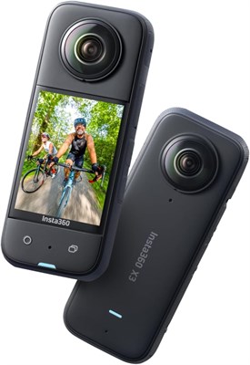 Экшн-камера insta360 CINSAAQ/B X3 с обзором 360 градусов — черная 1000030100