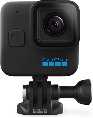 GoPro CHDHF-111-RW HERO11 Black Mini — компактная водонепроницаемая экшн-камера с записью видео 5.3K60 Ultra HD, функцией захвата кадров 24.7 МП, датчиком изображения 1/1.9", возможностью прямой трансляции и стабилизацией изображения 1000030212
