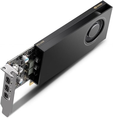 Видеокарта PNY Nvidia RTX A400 4GB GDDR6 Professional, VCNRTXA400-SB, однослотовая, низкопрофильная, 768 ядер CUDA, PCI Express 4.0, 4 разъема Mini DisplayPort 1.4a, 50 Вт 1000030676