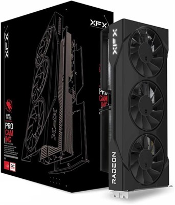 Видеокарта XFX SWIFT AMD Radeon RX 9060XT OC Triple Fan Gaming Edition с 16 ГБ GDDR6, HDMI 2xDP, AMD RDNA™ 4 1000030742