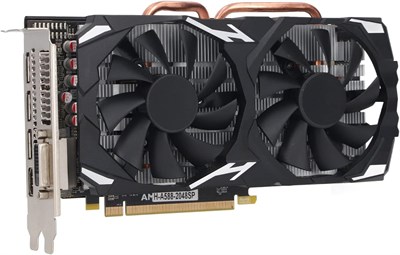 Видеокарта Goshyda 580 8 ГБ GDDR5 256-бит с интерфейсами PCI Express 3.0, DP X3, DVI, низким уровнем шума, подходит для настольных компьютеров и игр (8 ГБ GDDR5 256 бит) 1000030750