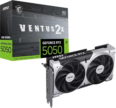 Видеокарта MSI GeForce RTX 5050 8G Ventus 2X OC 1000030752