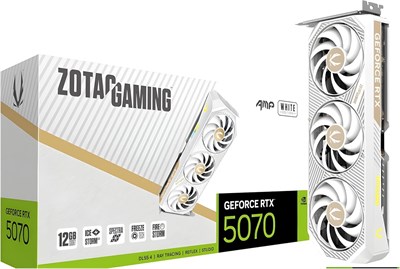 Видеокарта Zotac NVIDIA GeForce RTX 5070 — 12 ГБ GDDR7 1000030777