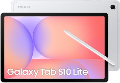 Планшет Samsung Galaxy Tab S10 Lite с искусственным интеллектом, 6 ГБ оперативной памяти, 256 ГБ встроенной памяти, 10,9-дюймовый дисплей с частотой обновления 90 Гц, стилус S Pen в комплекте, длительное время автономной работы, серебристый — международна 1000030836