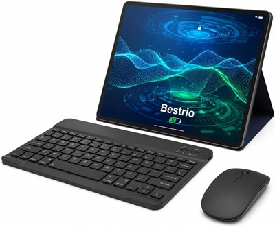 Планшет Bestrio Tab S14 10,1" IPS - Android 16.0, восьмиядерный процессор 2,0 ГГц, 8 ГБ ОЗУ, 512 ГБ ПЗУ, сеть 5G, аккумулятор 6000 мАч, камера 13 Мп, в комплекте клавиатура и мышь. 1000030856
