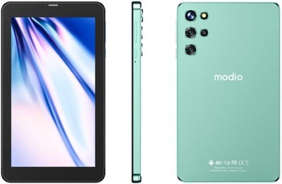 Планшет Modio M12 на базе Android, 7 дюймов, 5G WiFi, HD IPS-дисплей, 256 ГБ памяти, зеленый 1000030956