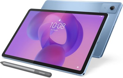 Планшет Lenovo Idea Tab, 11-дюймовый дисплей, 2.5K (2560 x 1600) 90 Гц, процессор Mediatek Dimension 6300, 8 ГБ оперативной памяти, 128 ГБ встроенной памяти, Wi-Fi 5, Android 15, стилус Tab Pen в комплекте — цвет Polar Blue. 1000030962