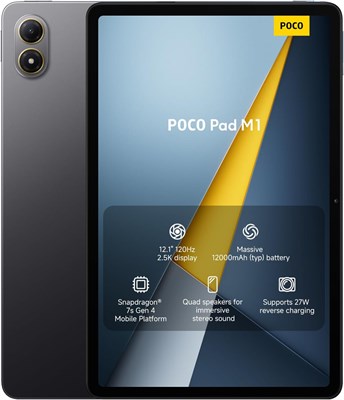 POCO Pad M1 серый, 8 ГБ ОЗУ, 256 ГБ ПЗУ 1000030968