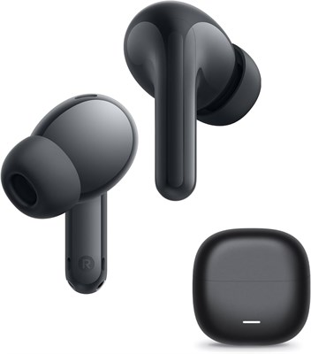 Наушники Xiaomi REDMI Buds 8 lite — беспроводные Bluetooth-наушники-вкладыши, активное шумоподавление 42 дБ, 12,4-мм драйвер с мощными басами, до 36 часов автономной работы, 5 настроек эквалайзера, Bluetooth 5.4, черный цвет 1000031228