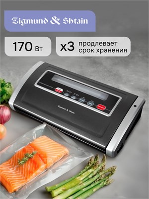 Упаковщик вакуумный Zigmund Shtain Kuchen-Profi VS-505 с резаком и пакетами / Мощность 170 Вт 1000031754