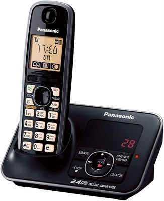 Черный проводной телефон Panasonic KX-TG3721BX 1000031998