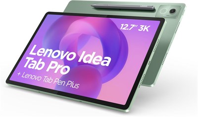 Планшет Lenovo Idea Tab Pro 12.7" 3K (MediaTek Dimensity 8300, 8 ГБ ОЗУ, 256 ГБ UFS 4.0, 144 Гц, Wi-Fi 6E, Bluetooth 5.3, Android 14) — зеленый + стилус 1000033030