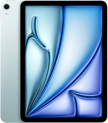 Восстановленный Apple iPad Air 11 дюймов с процессором M3, поддержкой Apple Intelligence, дисплеем Liquid Retina, 256 ГБ памяти, 12-мегапиксельной фронтальной и тыловой камерами, Wi-Fi 6E, Touch ID, временем автономной работы в течение всего дня — синий 1000028619