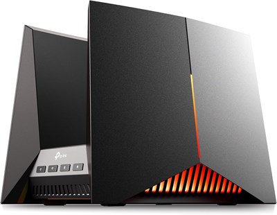 Игровой Wi-Fi роутер TP-Link BE19000 Tri-Band BE19000 Archer GE800 | 12 потоков 19 Гбит/с | 2 порта 10G + 4 порта 2.5G, USB 3.0 | Турбо-ускорение, выделенный диапазон для игр | Игровая панель, RGB | EasyMesh, HomeShield 1000033436