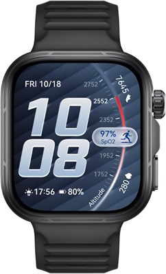 Смарт-часы HUAWEI WATCH FIT 5 Pro, 44,5-мм FullView дисплей, iOS и Android, до 10 дней автономной работы, гольф, управление здоровьем, мониторинг сна и сердечного ритма, ЭКГ, NFC, мини-тренировка, черный цвет 1000034092