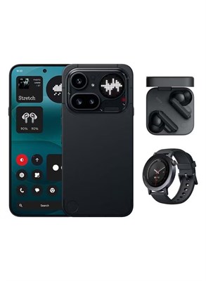 Смартфон Nothing Phone 4a Pro 5G Dual SIM, черный, 12 ГБ ОЗУ, 256 ГБ памяти, с наушниками CMF Buds 2 и смарт-часами CMF Watch 3 Pro — глобальная версия 1000035063