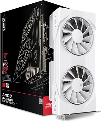 Видеокарта XFX Swift AMD Radeon RX 9060XT OC White Gaming Edition с 8 ГБ GDDR6, HDMI 2xDP, AMD RDNA™ 4 1000036227