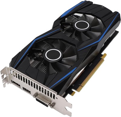 Видеокарта 1650 4 ГБ, 128-битный PCI Express 3.0, двухвентиляторное охлаждение, выход DVI, тактовая частота графического процессора 1140 МГц и поддержка 4K для игрового ПК и компьютера для видеопроизводства на заказ 1000036241