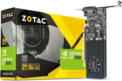 Видеокарта Zotac ZT-P10300A-10L NVIDIA GeForce GT 1030 2 ГБ GDDR5 1000036258