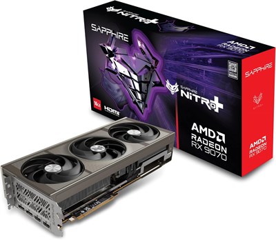 Видеокарта Sapphire 11349-01-20G Nitro+ AMD Radeon™ RX 9070 Gaming OC с 16 ГБ GDDR6, AMD RDNA 4 1000036315