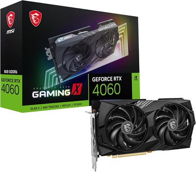 Видеокарта MSI Gaming GeForce RTX 4060 8GB GDRR6 128-Bit HDMI/DP Nvlink TORX Fan 4.0 Ada Lovelace Architecture (RTX 4060 Gaming X 8G) 1000036319