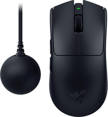 Игровая беспроводная мышь Razer Viper V4 Pro для киберспорта: симметричная, легкий вес 49 г, частота опроса 8K, оптический сенсор 50K DPI, оптические переключатели Gen-4, 6 программируемых элементов управления, беспроводная связь HyperSpeed ??— черная 1000036606