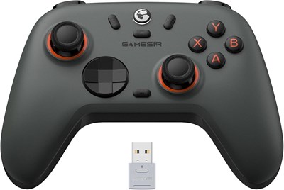 Беспроводной контроллер GameSir Nova 2 Lite для ПК с джойстиками и триггерами на основе датчиков Холла, поддержкой 2,4 ГГц и проводным подключением, частотой опроса 1000 Гц, возможностью переназначения кнопок — совместим с ПК/Switch/Steam/Android (серый) 1000036716