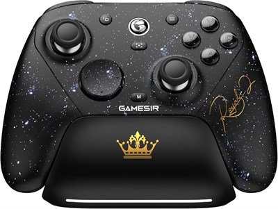 Игровой контроллер GameSir G7 Pro 8K PC Royal2 Edition для ПК под управлением Windows 10/11, частота опроса 8000 Гц, стики TMR Gen-2, ограничители хода триггеров на основе эффекта Холла, 4 макро-кнопки, 6-осевой гироскоп, зарядная станция в комплекте 1000036721