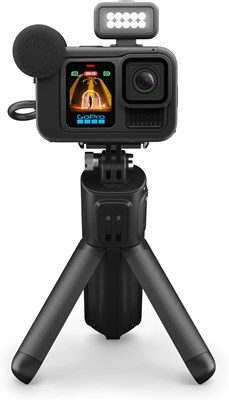GoPro HERO13 Black Creator Edition — в комплект входят: камера HERO13 Black, рукоятка Volta (аккумулятор, штатив, пульт ДУ), модуль Media Mod, модуль Light Mod, аккумулятор Enduro, магнитное крепление-защелка и чехол для переноски 97766