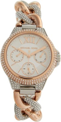 Женские часы Michael Kors Mini Camille, часы из нержавеющей стали со стальным или кожаным ремешком 1000037241