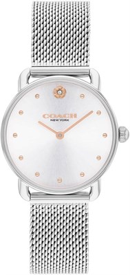 Женские наручные часы Coach 14504221, серебристо-белые/серебристые, маленький размер 1000037296