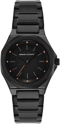 Женские аналоговые наручные часы Armani Exchange AX4621 Andrea, размер корпуса 34 мм, черные 1000037314