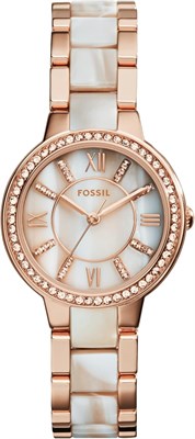 Женские кварцевые часы Fossil с аналоговым дисплеем и ремешком из нержавеющей стали 1000037451