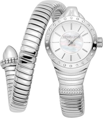 Наручные часы Roberto Cavalli Lady Snake для женщин, кварцевые, модные 1000037575
