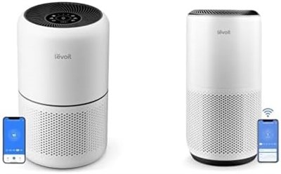 Умные воздухоочистители Levoit с плазменным экраном для спальни, воздухоочистители LEVOIT для большой спальни в доме 1000037689