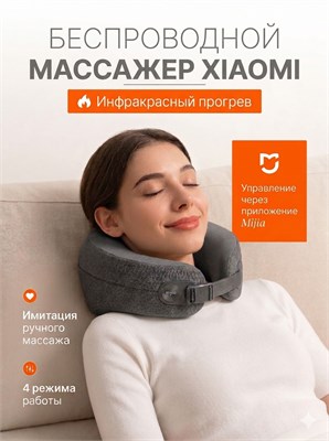 Массажер Xiaomi предназначен для массажа шеи и плеч. Он также может использоваться для массажа шеи и тела с инфракрасным подогревом 1000037973