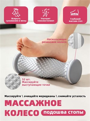 Универсальный массажный инструмент с шипами для ног и спины, в комплекте с сертификатом ортопеда, предназначенный для устранения боли в пятках и варикоза. Идеально подходит для релаксации дома и во время занятий спортом 1000038488