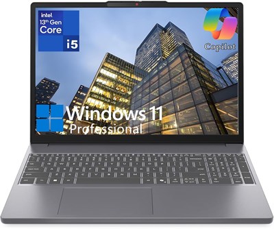 Ноутбук Lenovo для дома и бизнеса, IdeaPad Slim 3, 15 дюймов, FHD+, Intel 8-ядерный i5-13420H (превосходит i7-1355U), 16 ГБ DDR5 RAM, 1 ТБ PCIe SSD, Copilot AI PC, цвет Luna Grey, Windows 11 Pro (версия для США) 1000003092